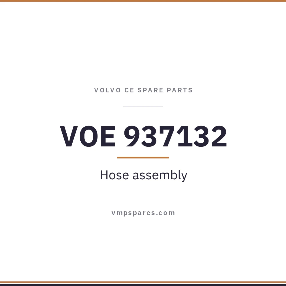 VOE 937132 – Hose assembly