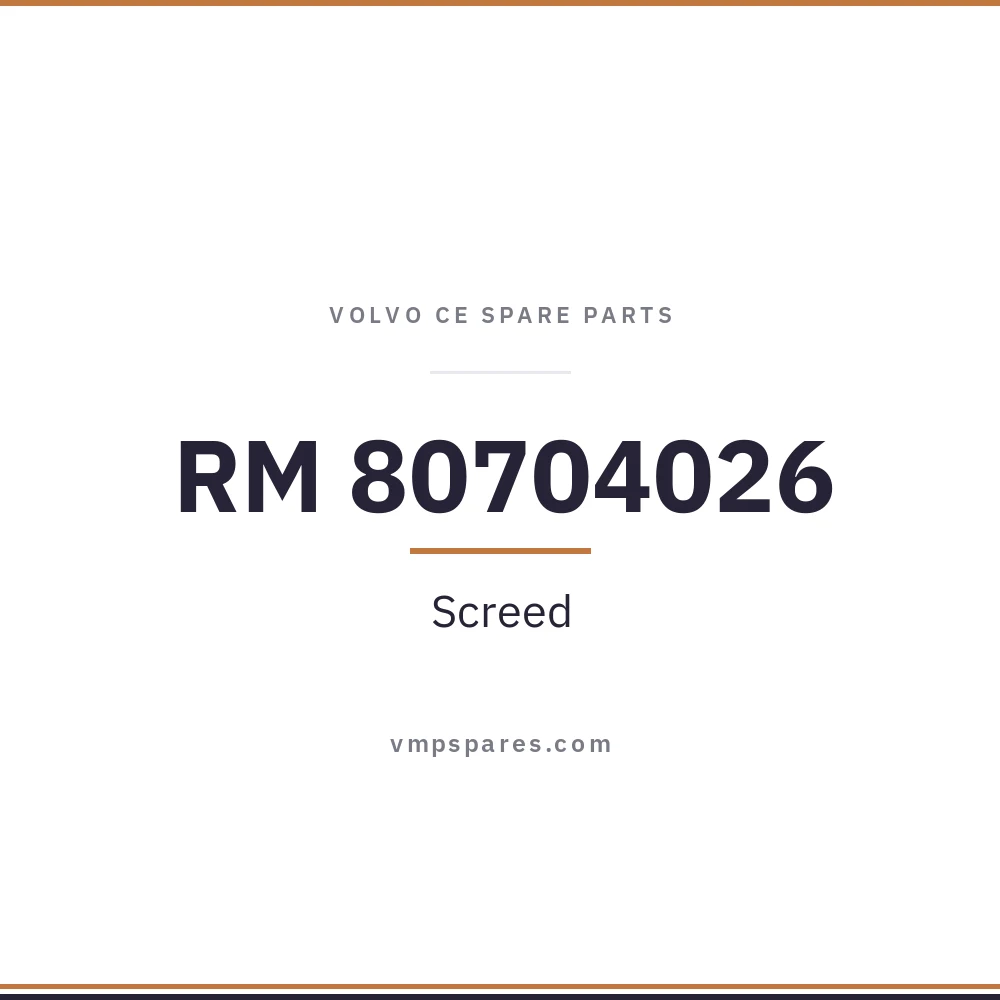 RM 80704026 – Screed