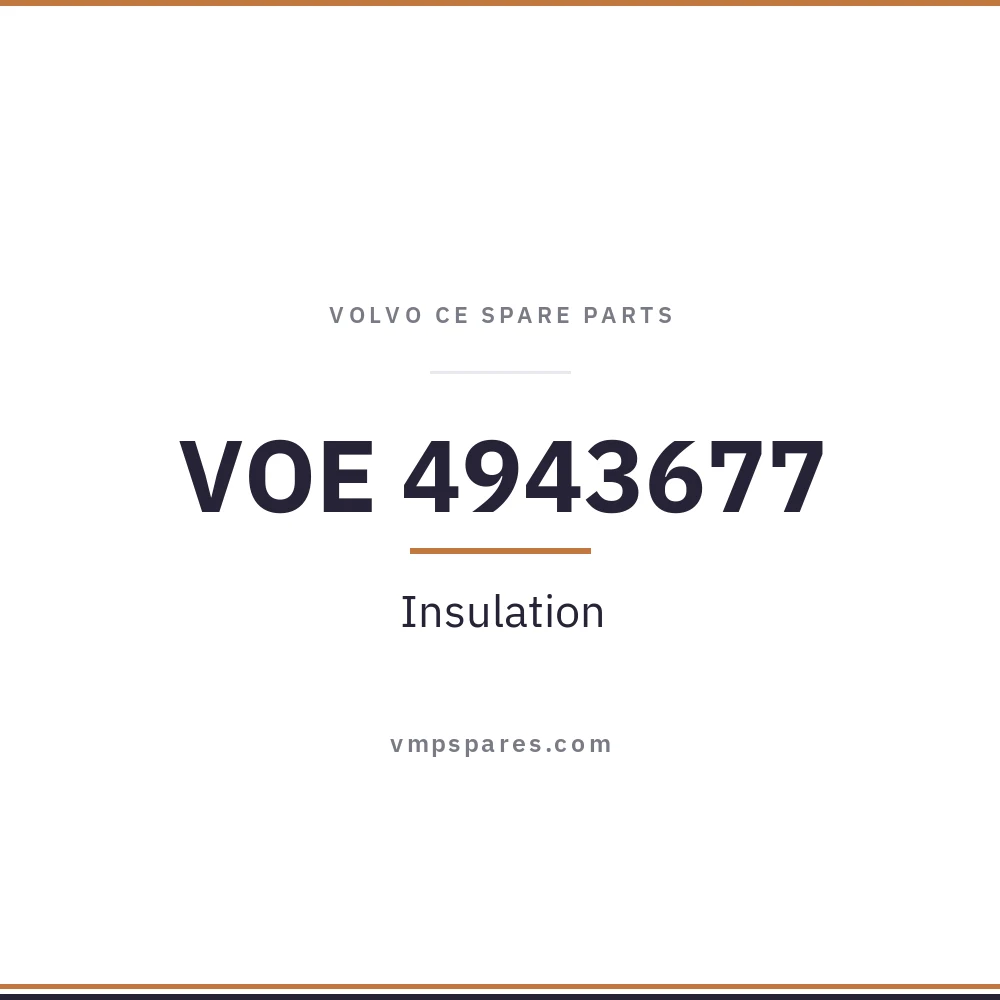 VOE 4943677 – Insulation