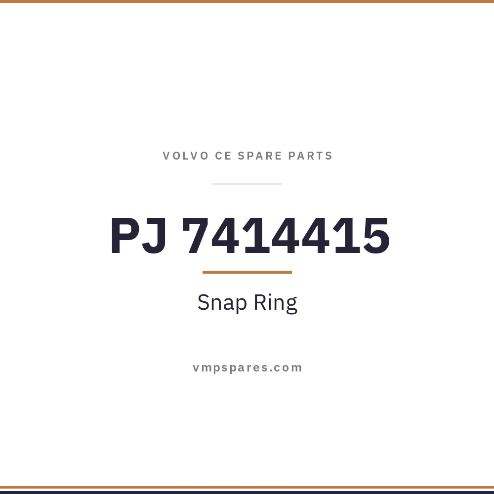 PJ 7414415 – Snap Ring