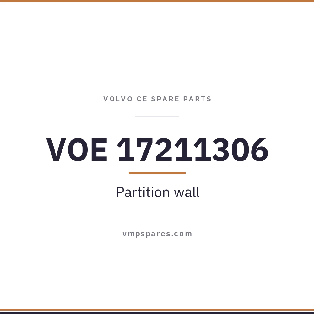 VOE 17211306 – Partition wall
