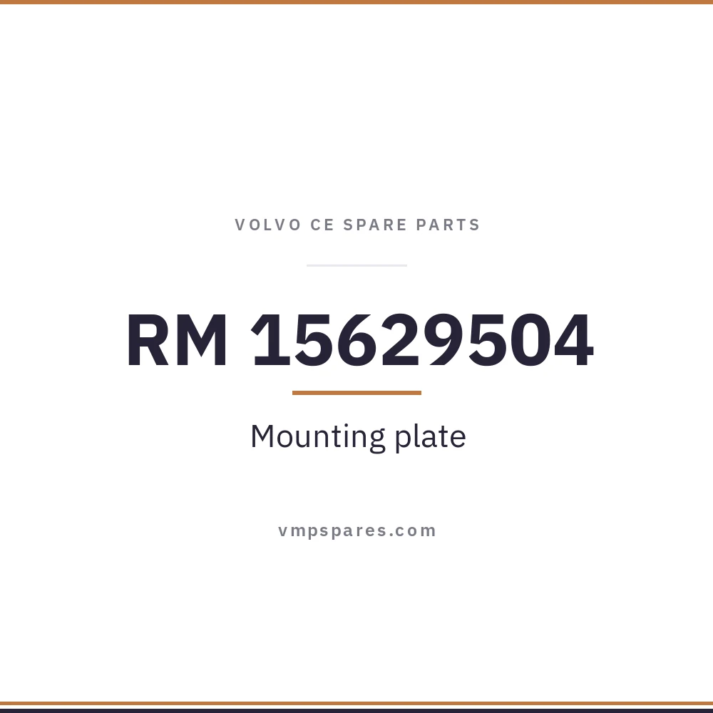 RM 15629504 – Mounting plate