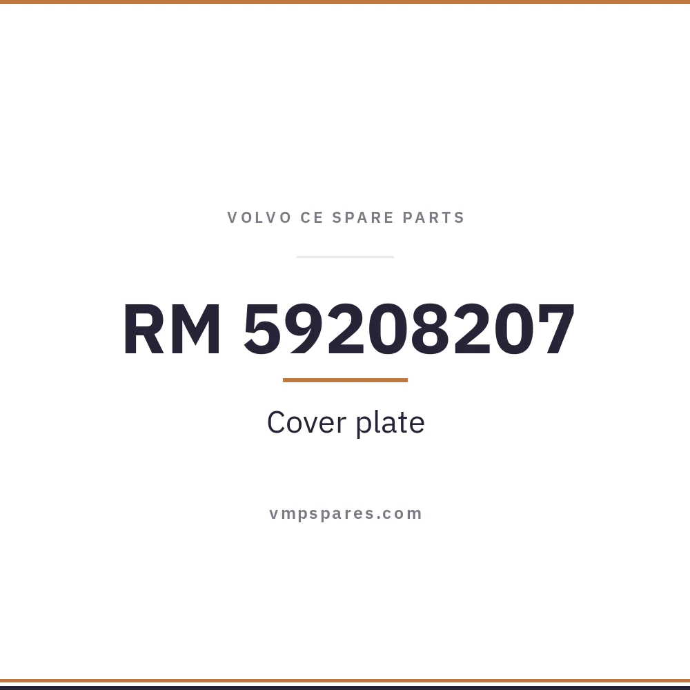 RM 59208207 – Cover plate