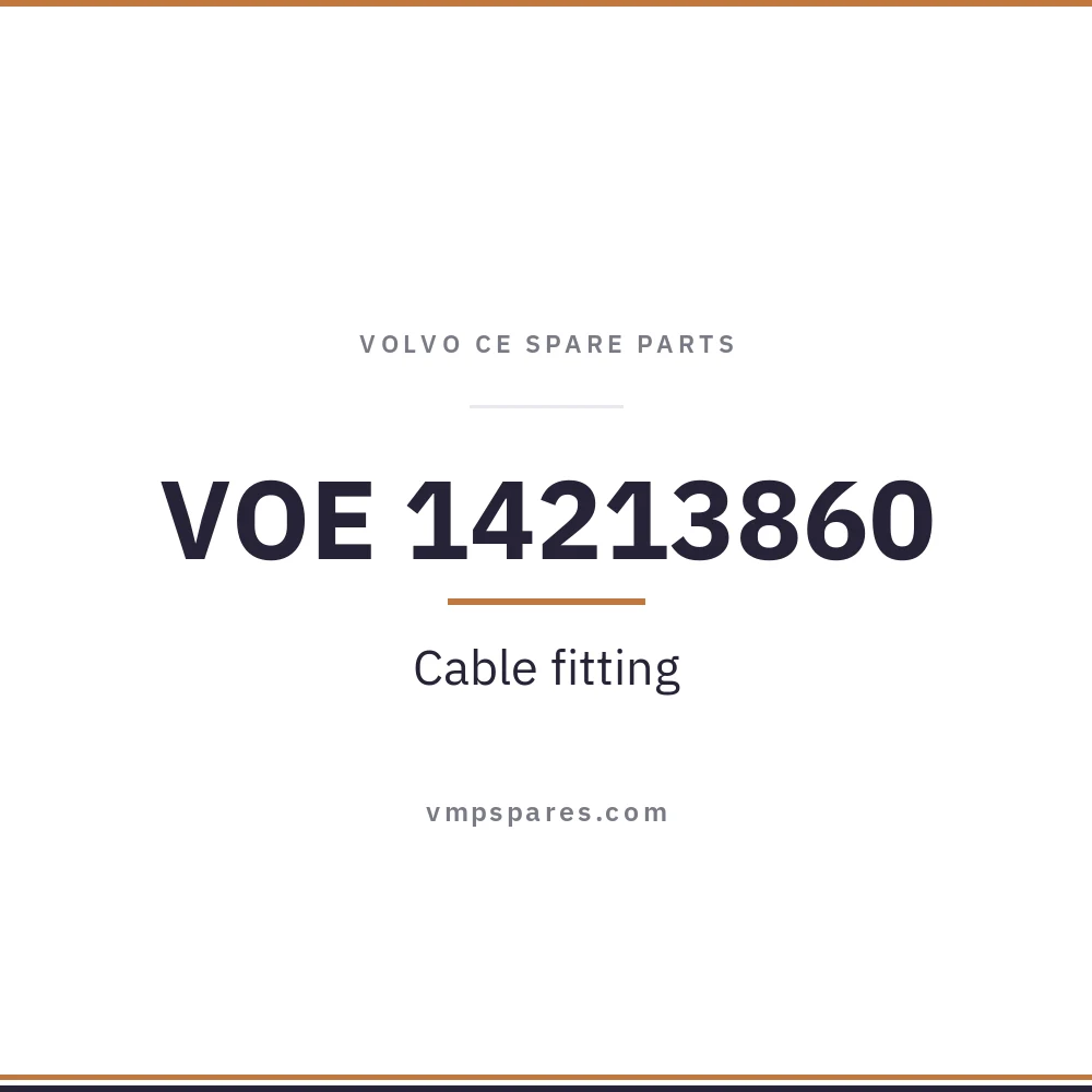 VOE 14213860 – Cable fitting