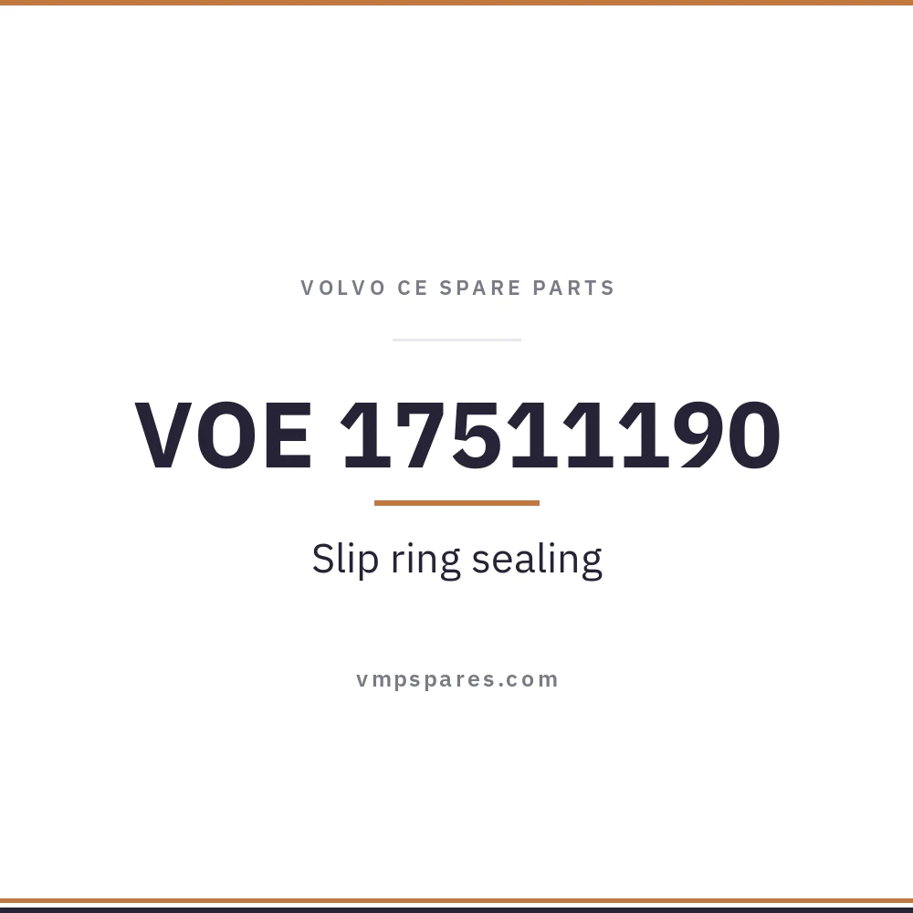 VOE 17511190 – Slip ring sealing