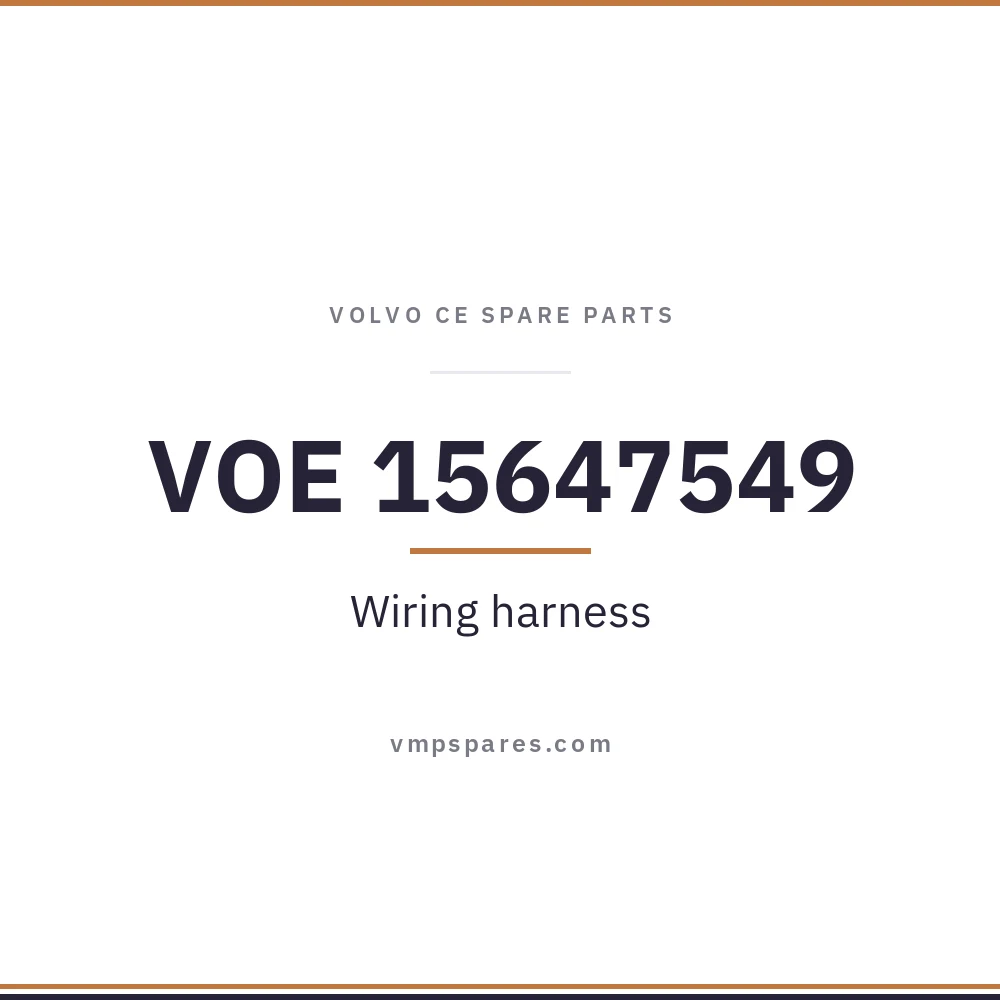 VOE 15647549 – Wiring harness
