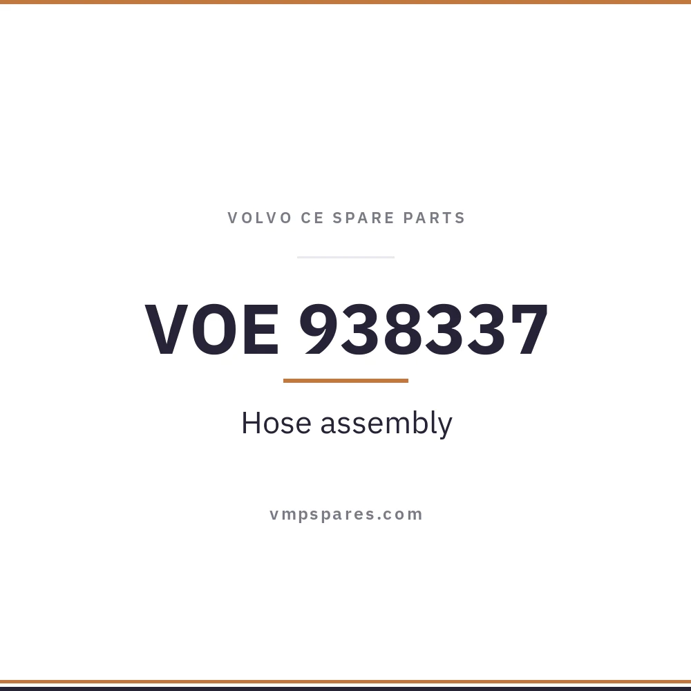 VOE 938337 – Hose assembly