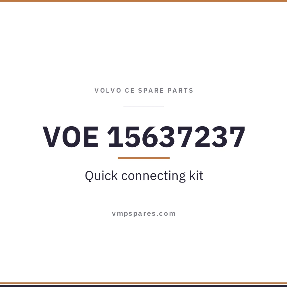 VOE 15637237 – Quick connecting kit