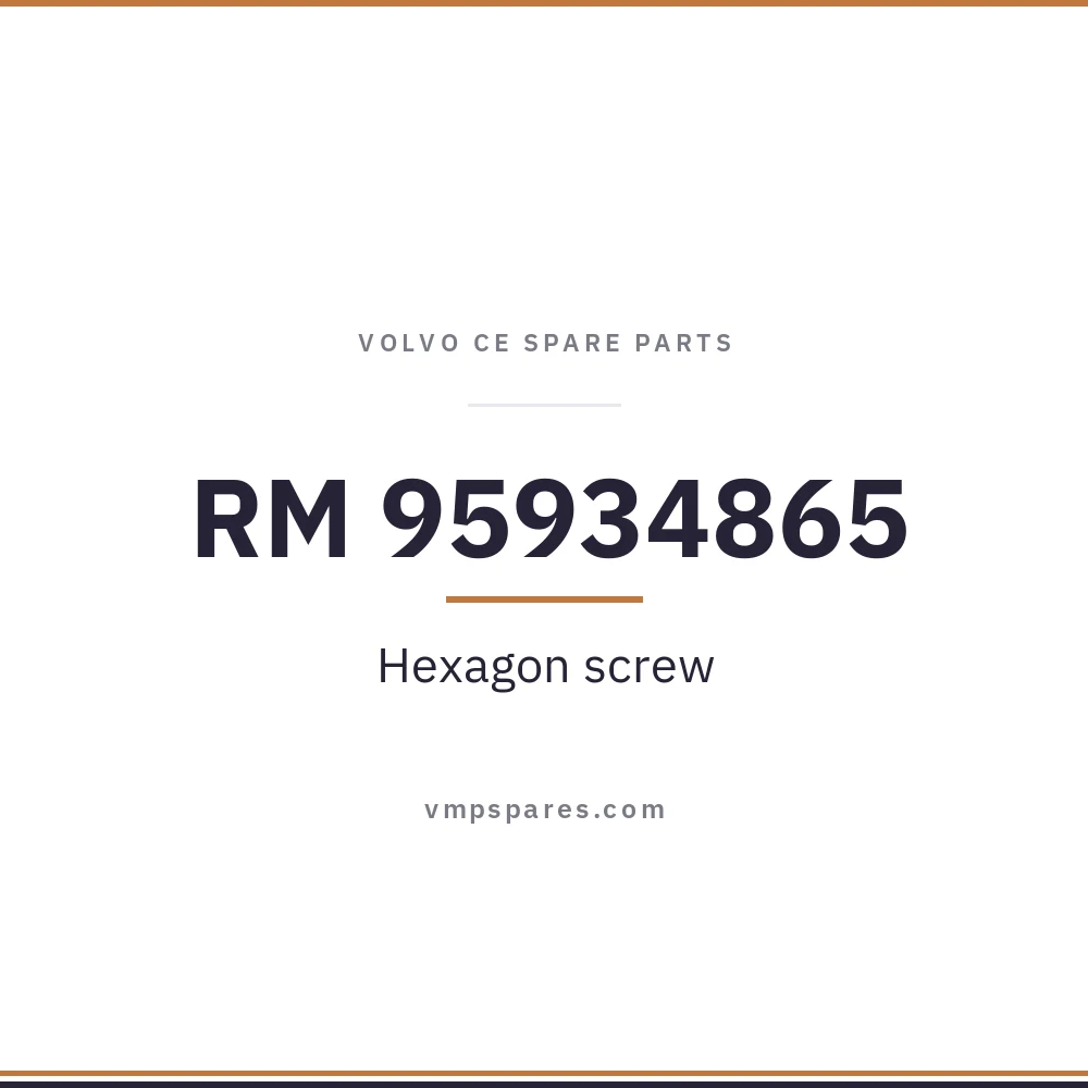 RM 95934865 – Hexagon screw