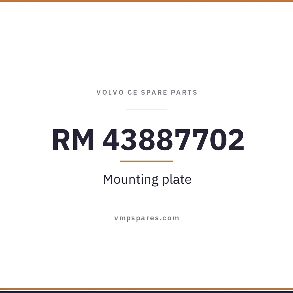 RM 43887702 – Mounting plate