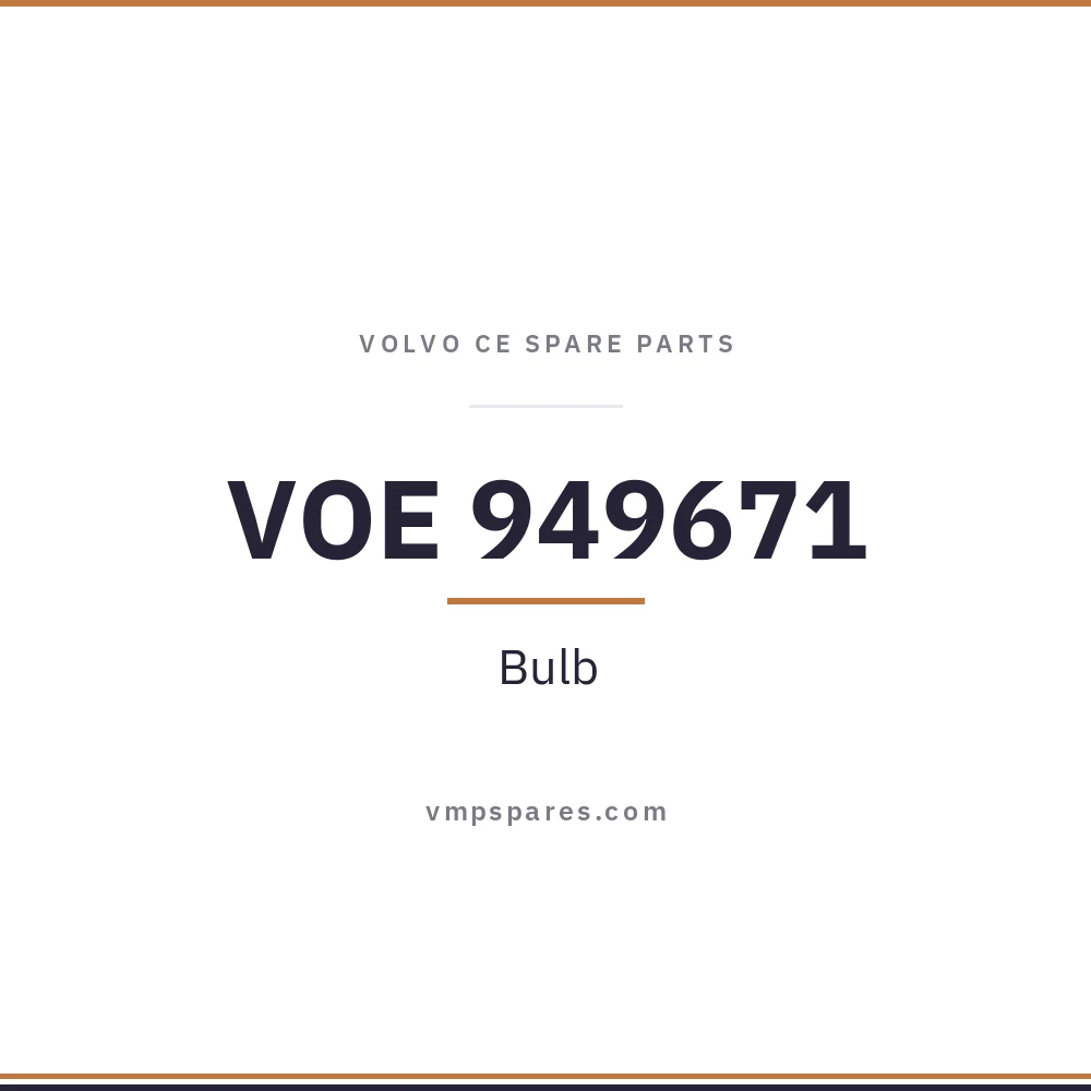 VOE 949671 – Bulb