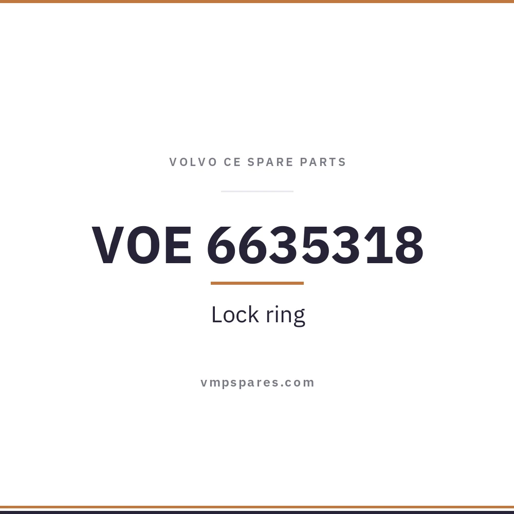 VOE 6635318 – Lock ring