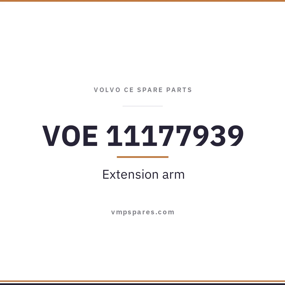 VOE 11177939 – Extension arm