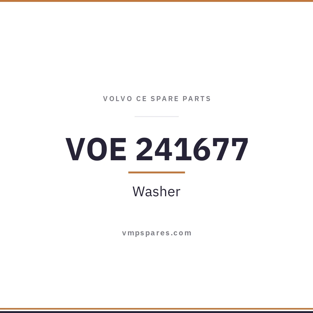 VOE 241677 – Washer