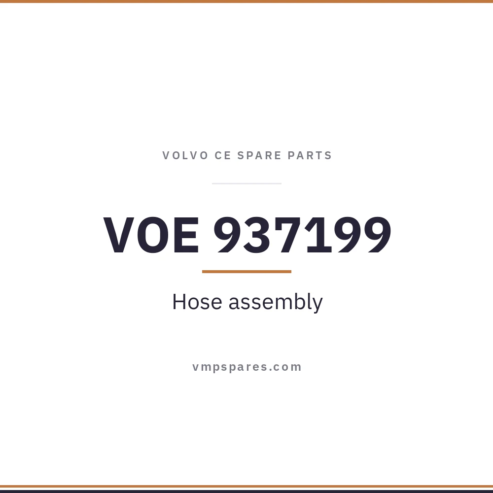 VOE 937199 – Hose assembly