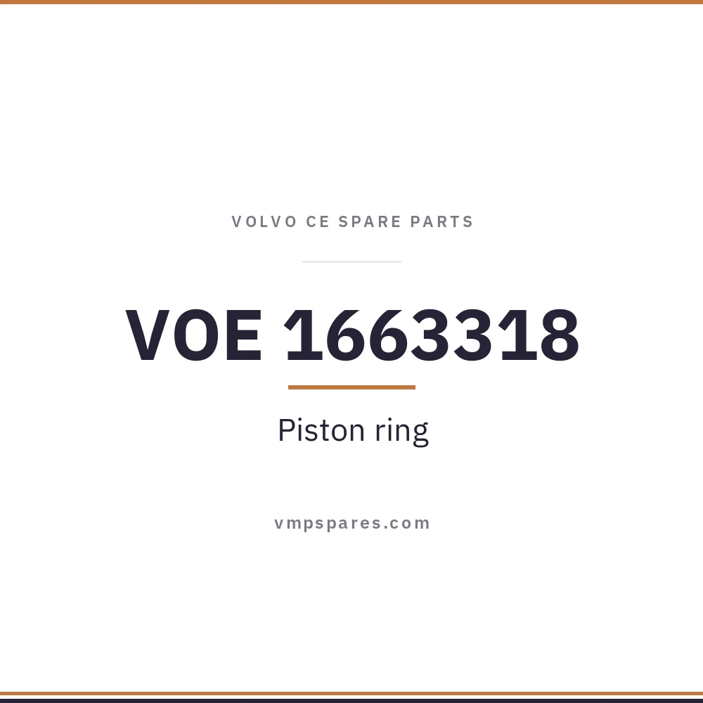 VOE 1663318 – Piston ring