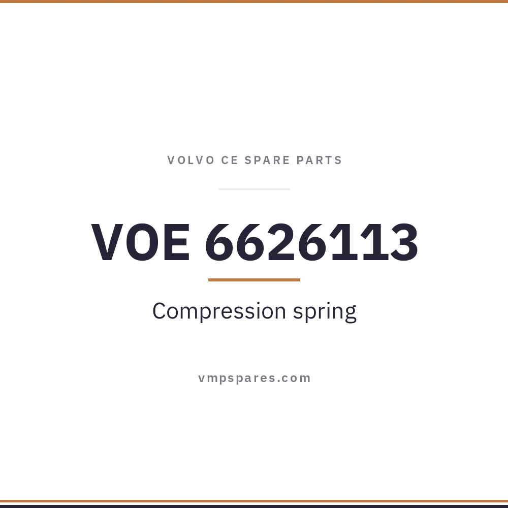 VOE 6626113 – Compression spring