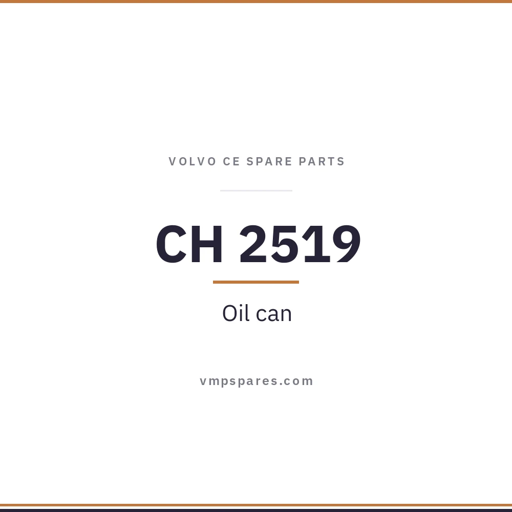 CH 2519 – Oil can