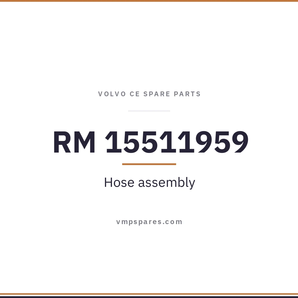 RM 15511959 – Hose assembly