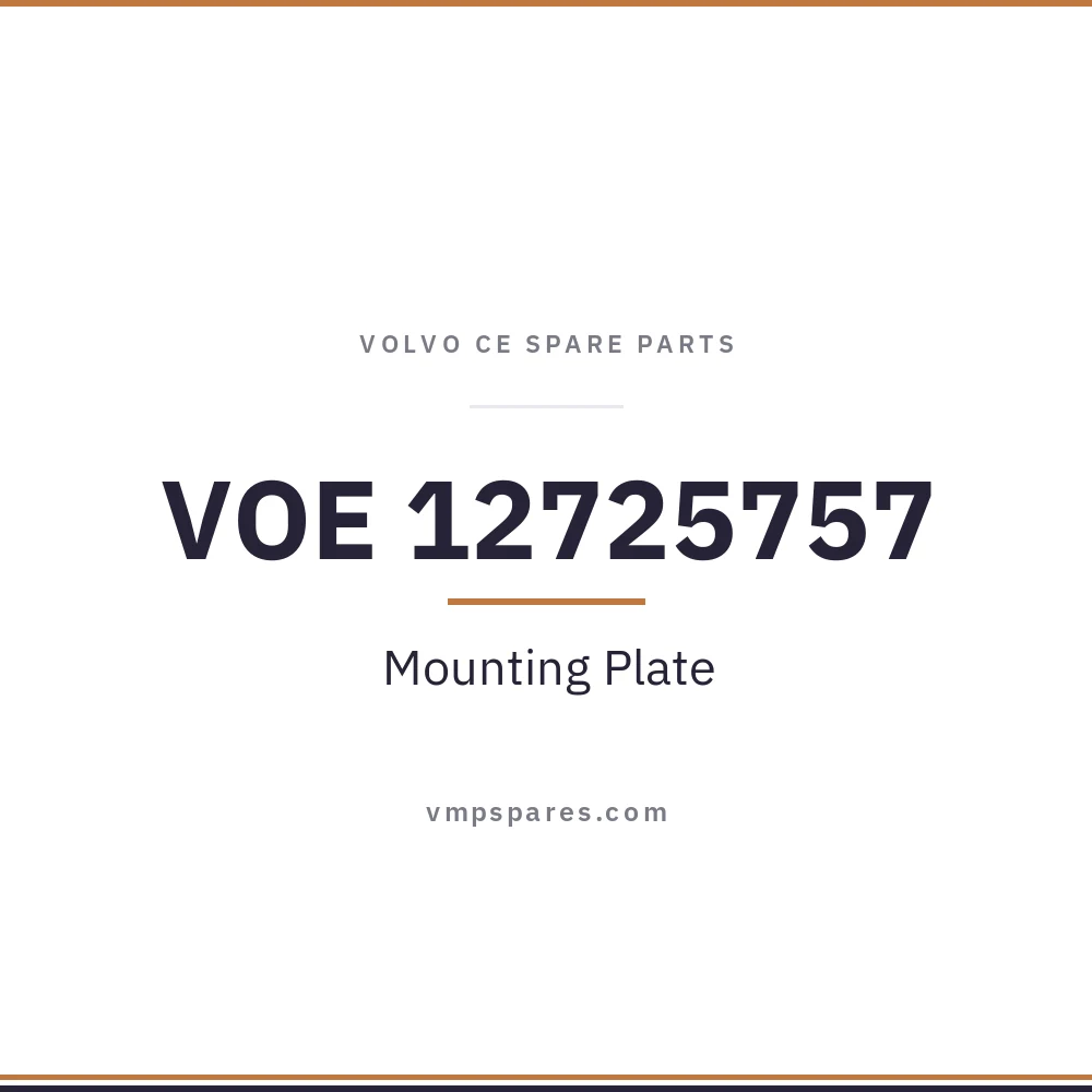 VOE 12725757 – Mounting Plate