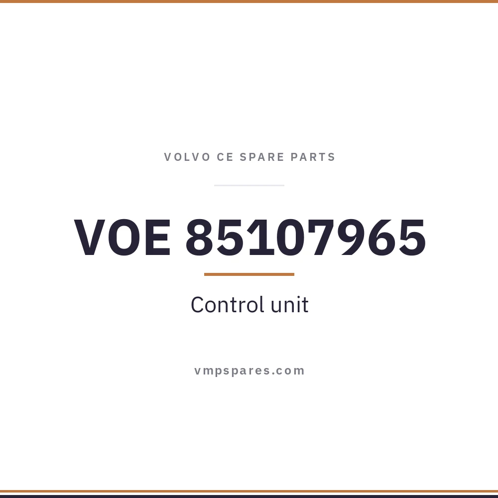 VOE 85107965 – Control unit