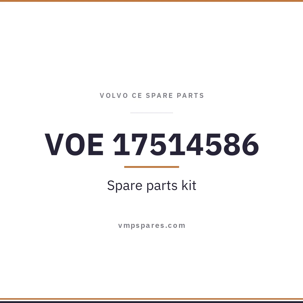 VOE 17514586 – Spare parts kit