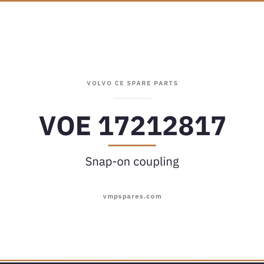 VOE 17212817 – Snap-on coupling