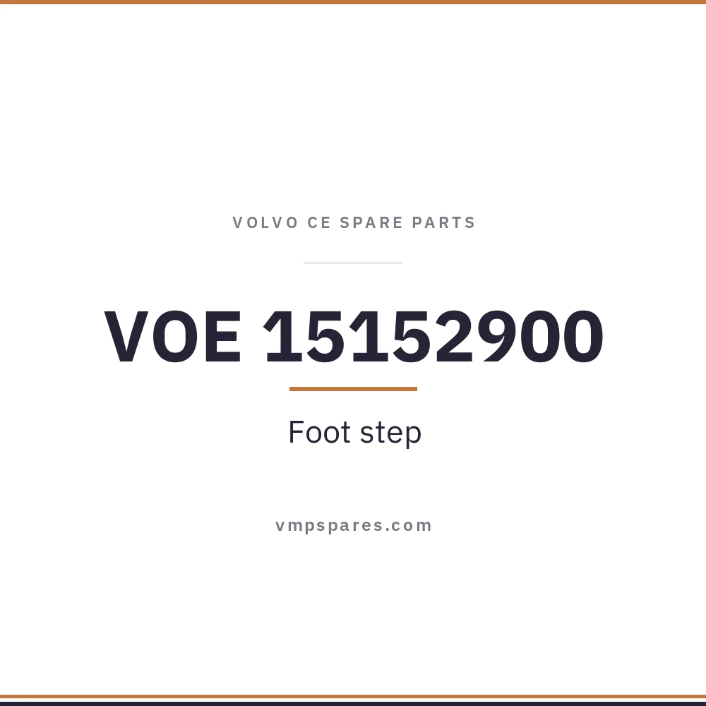 VOE 15152900 – Foot step