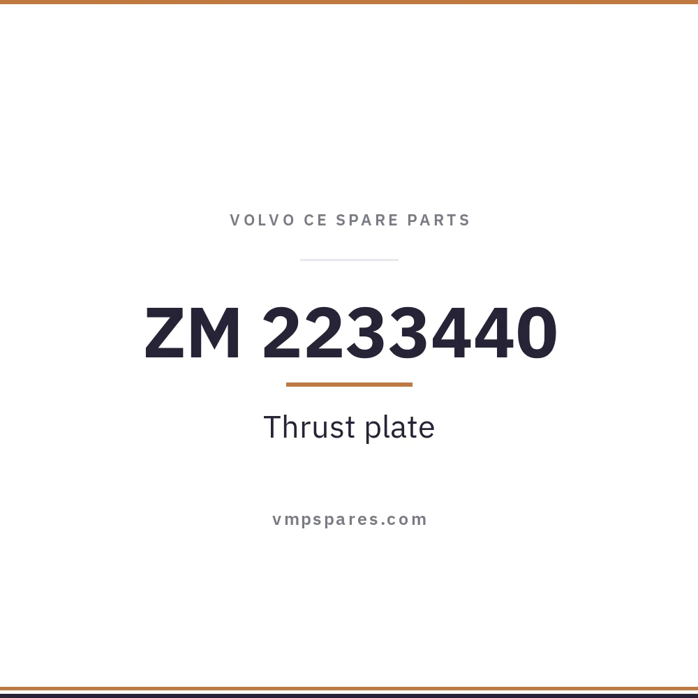 ZM 2233440 – Thrust plate