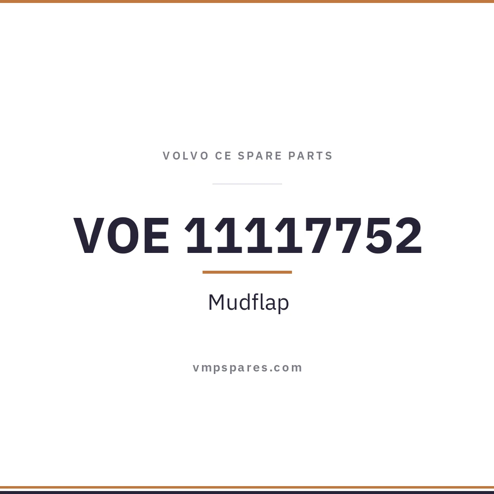 VOE 11117752 – Mudflap