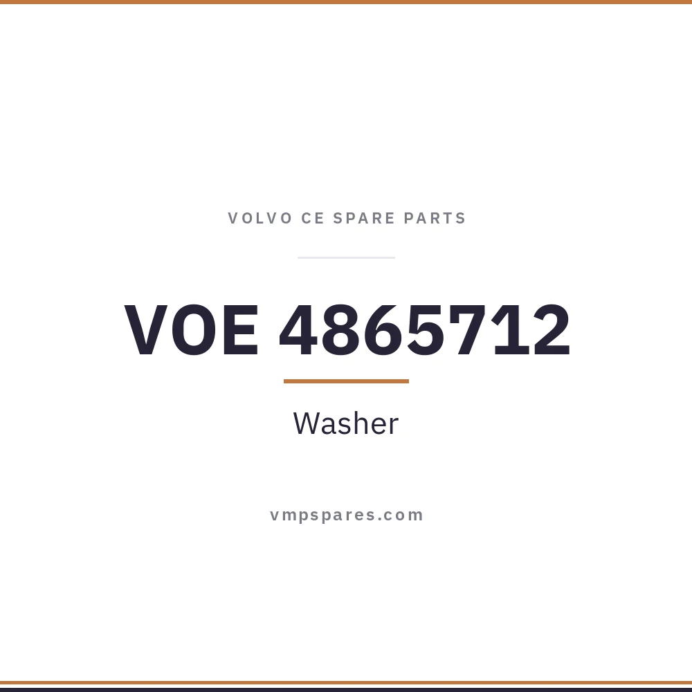 VOE 4865712 – Washer