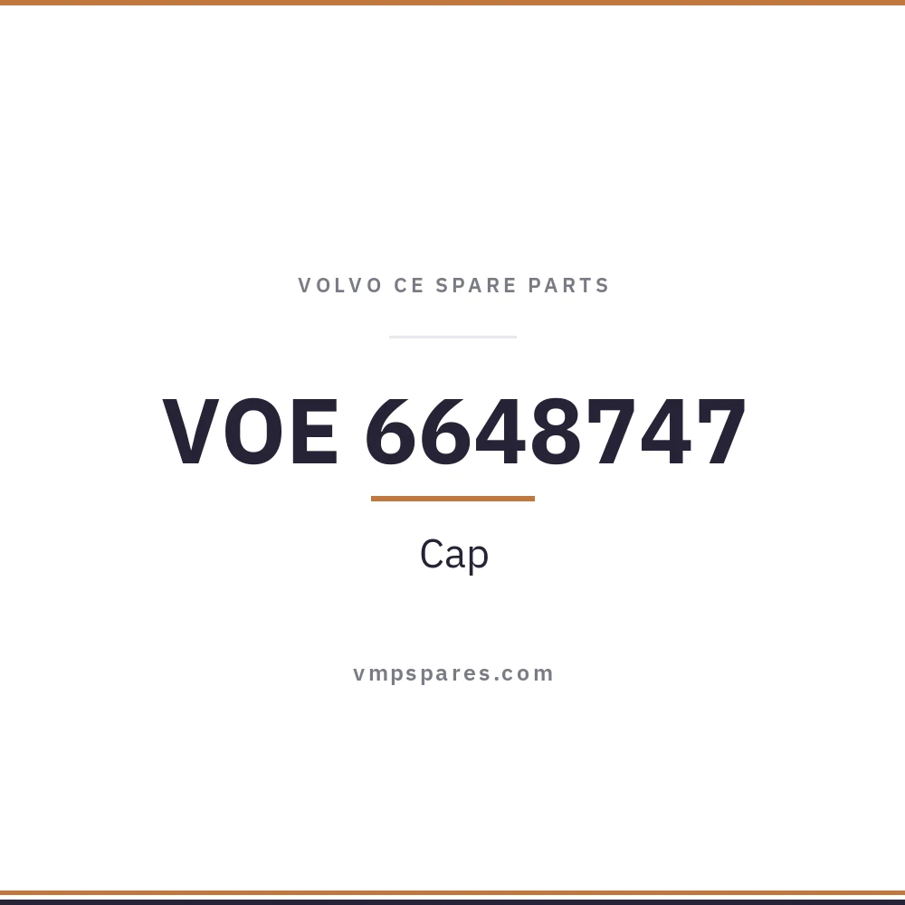VOE 6648747 – Cap