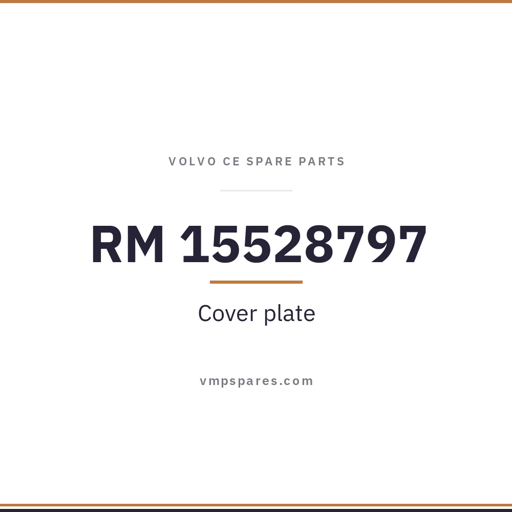 RM 15528797 – Cover plate