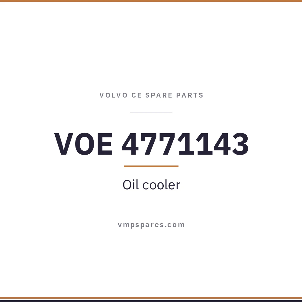 VOE 4771143 – Oil cooler