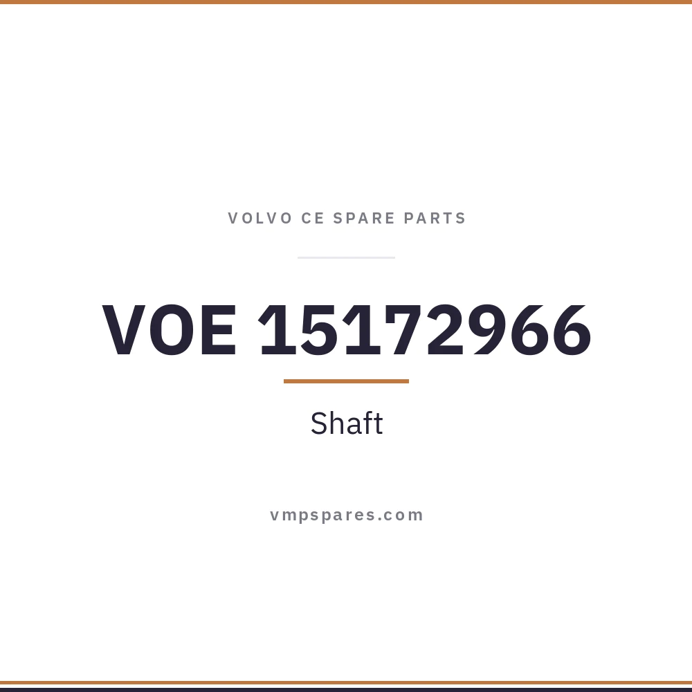 VOE 15172966 – Shaft