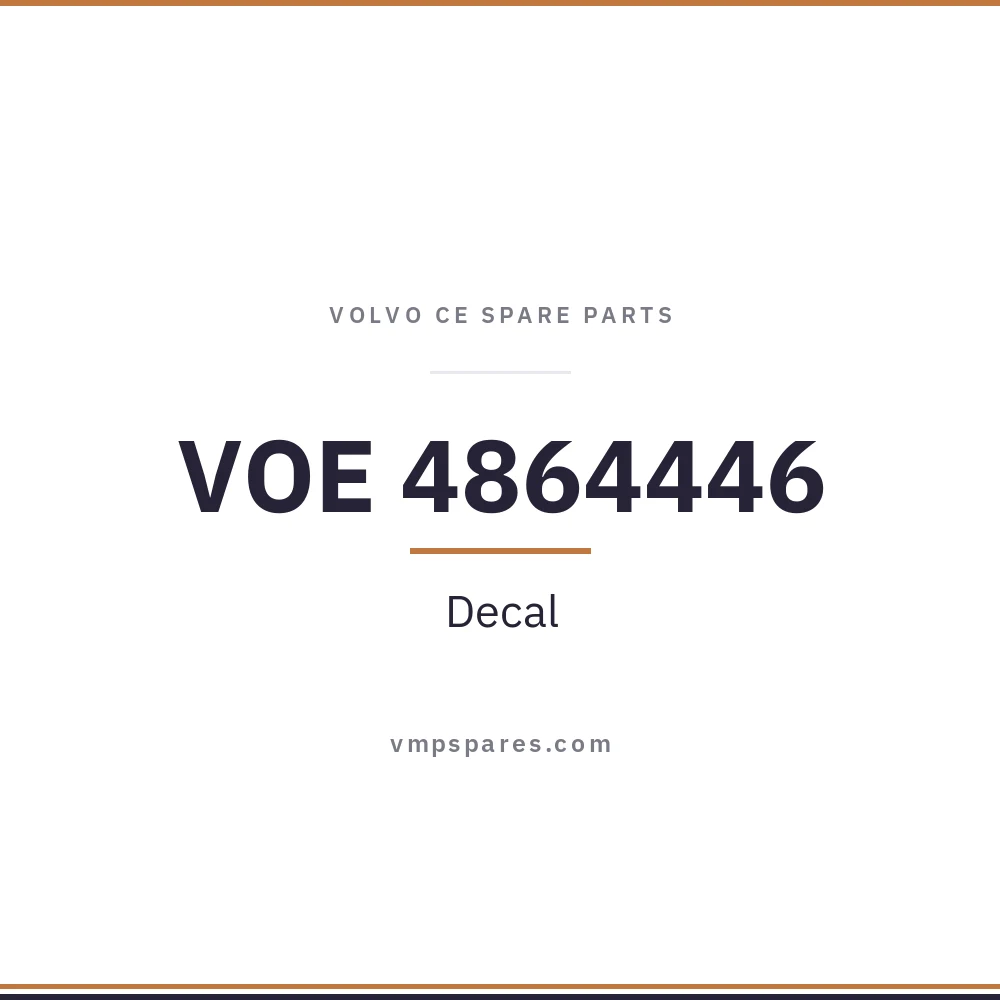 VOE 4864446 – Decal
