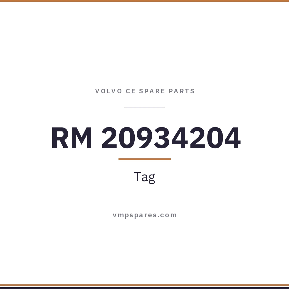 RM 20934204 – Tag