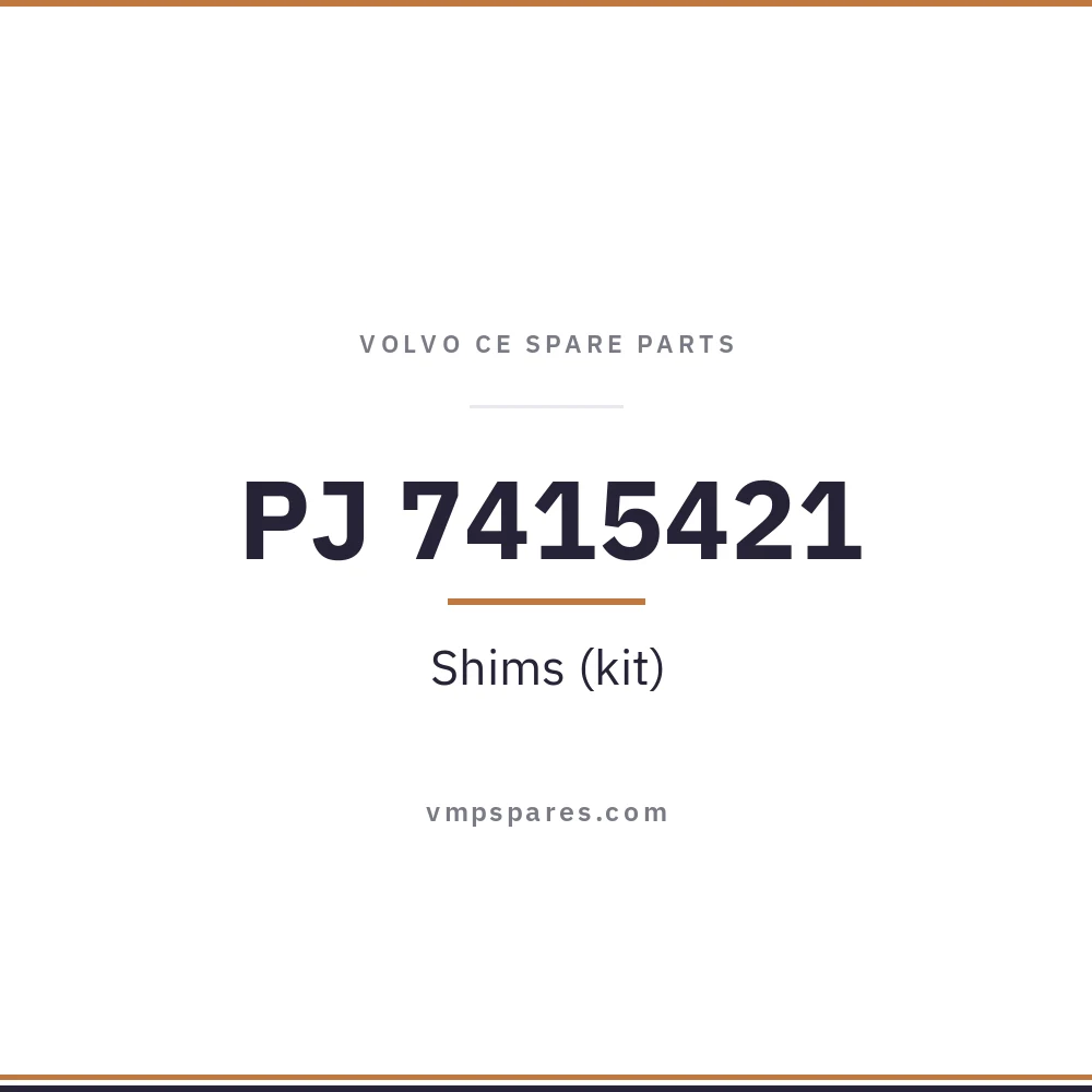 PJ 7415421 – Shims (kit)