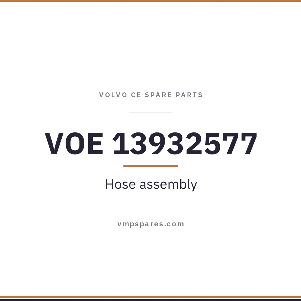 VOE 13932577 – Hose assembly