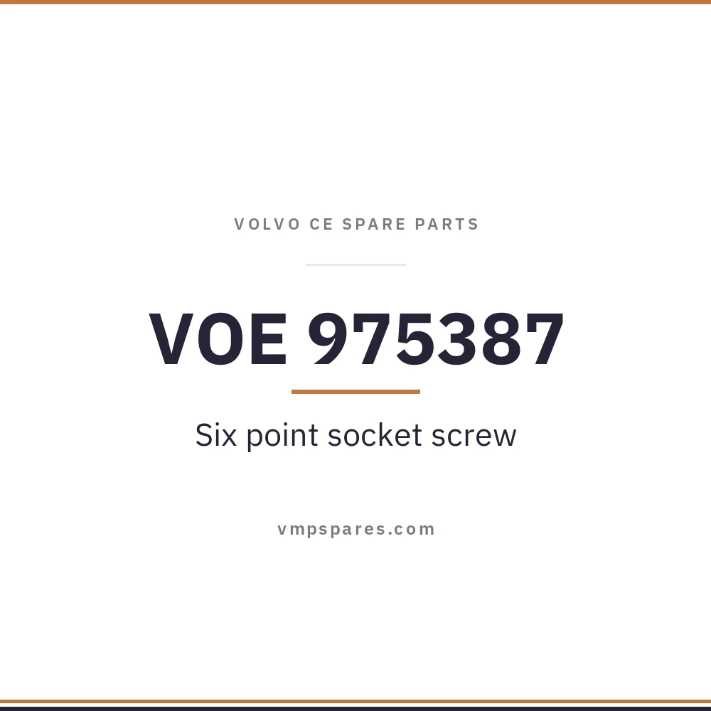 VOE 975387 – Six point socket screw