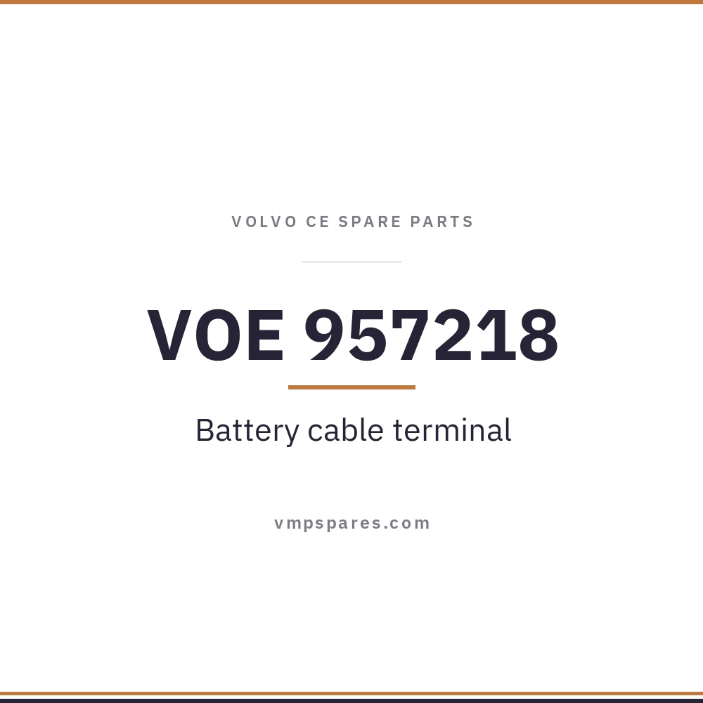 VOE 957218 – Battery cable terminal