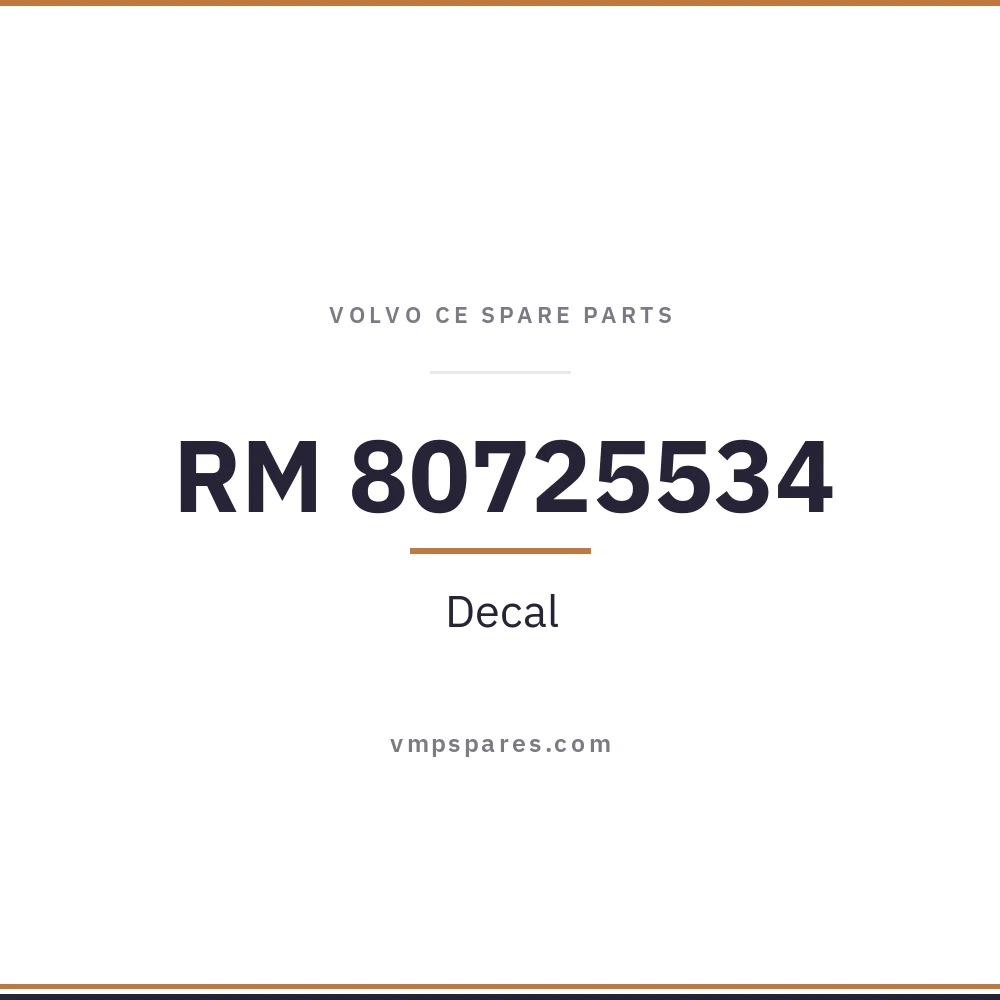 RM 80725534 – Decal