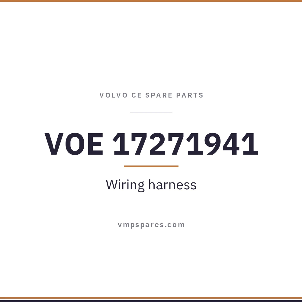 VOE 17271941 – Wiring harness