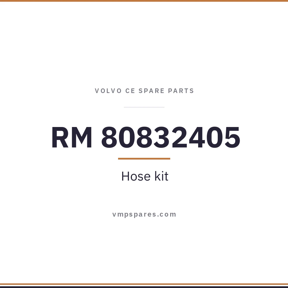 RM 80832405 – Hose kit