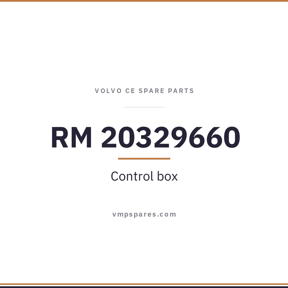 RM 20329660 – Control box