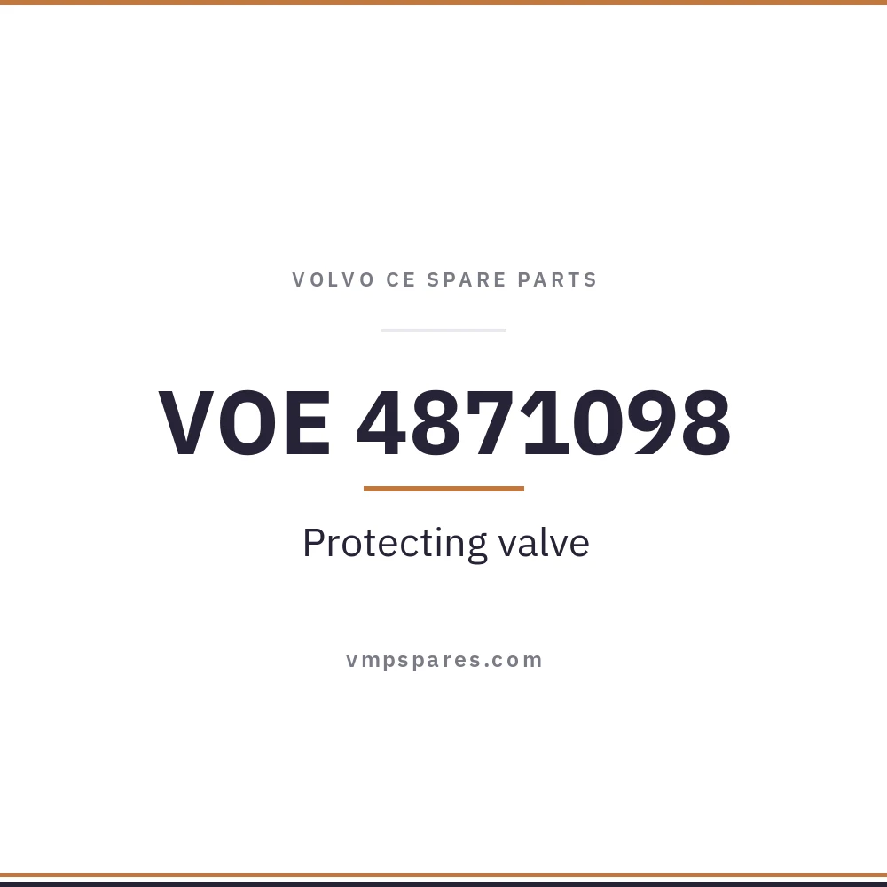 VOE 4871098 – Protecting valve
