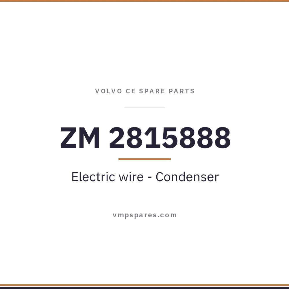 ZM 2815888 – Electric wire – Condenser
