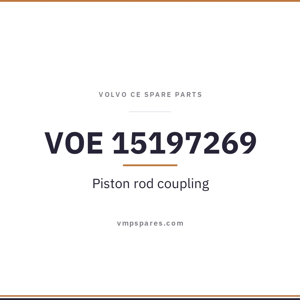 VOE 15197269 – Piston rod coupling