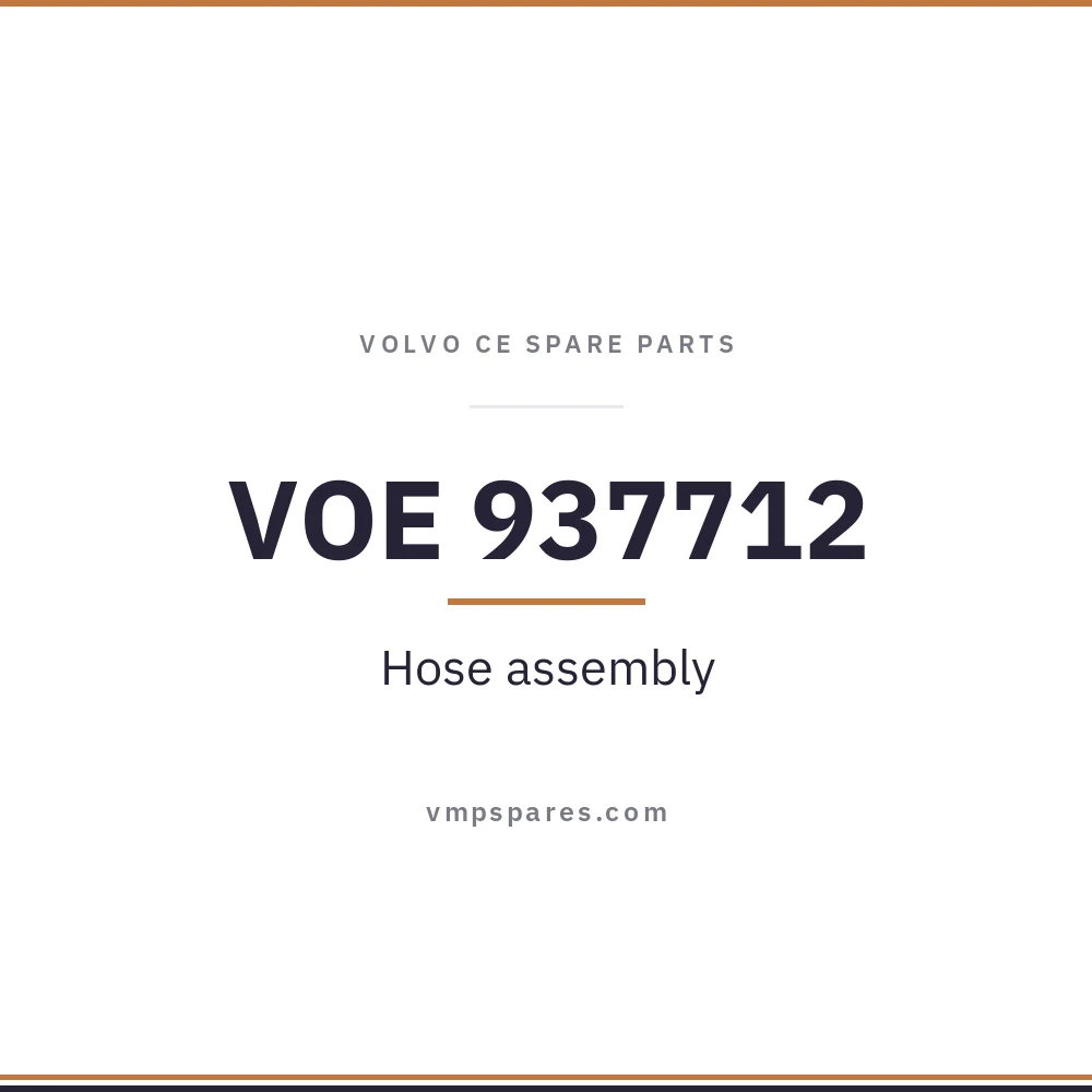 VOE 937712 – Hose assembly
