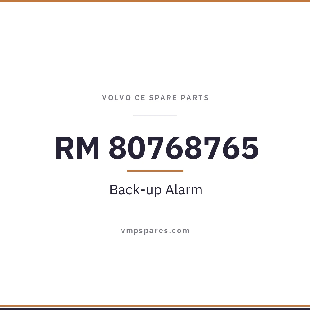 RM 80768765 – Back-up Alarm